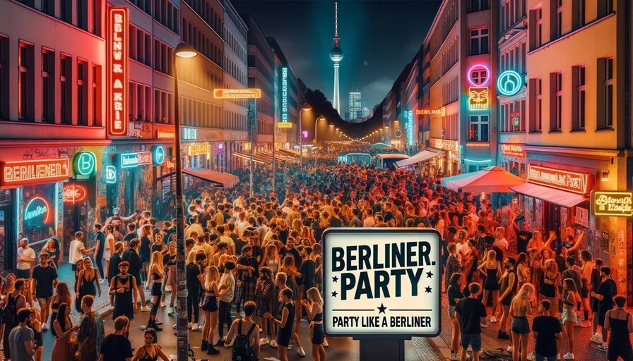 Berliners Party In Kreuzberg