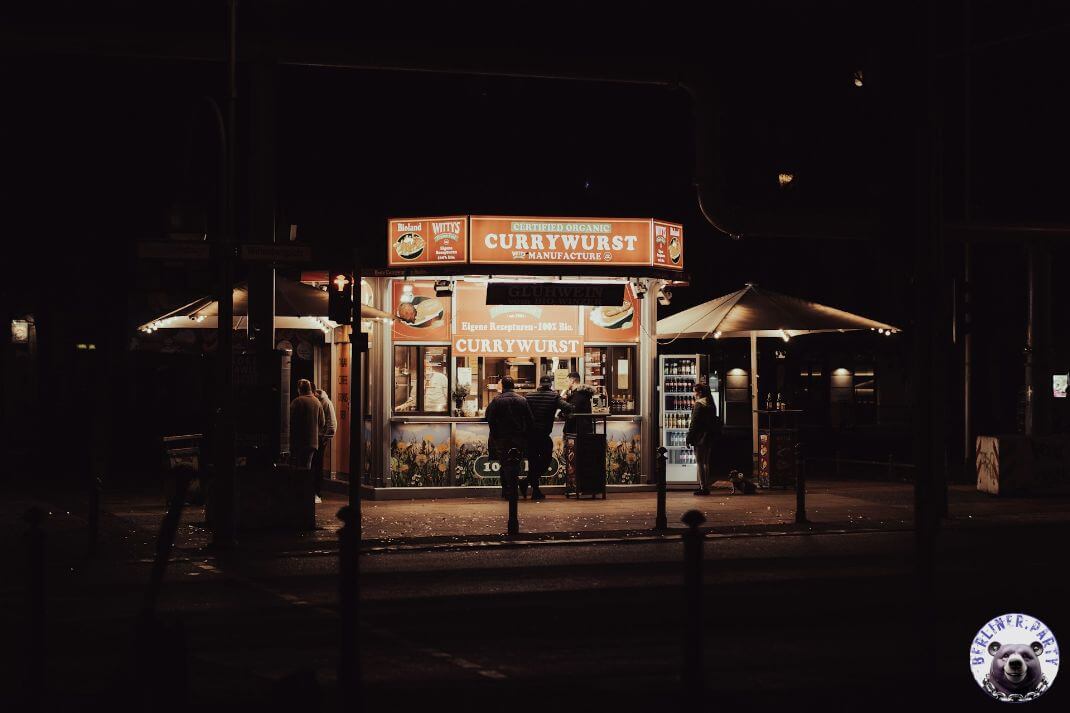 Berlin Food By Night Currywurst